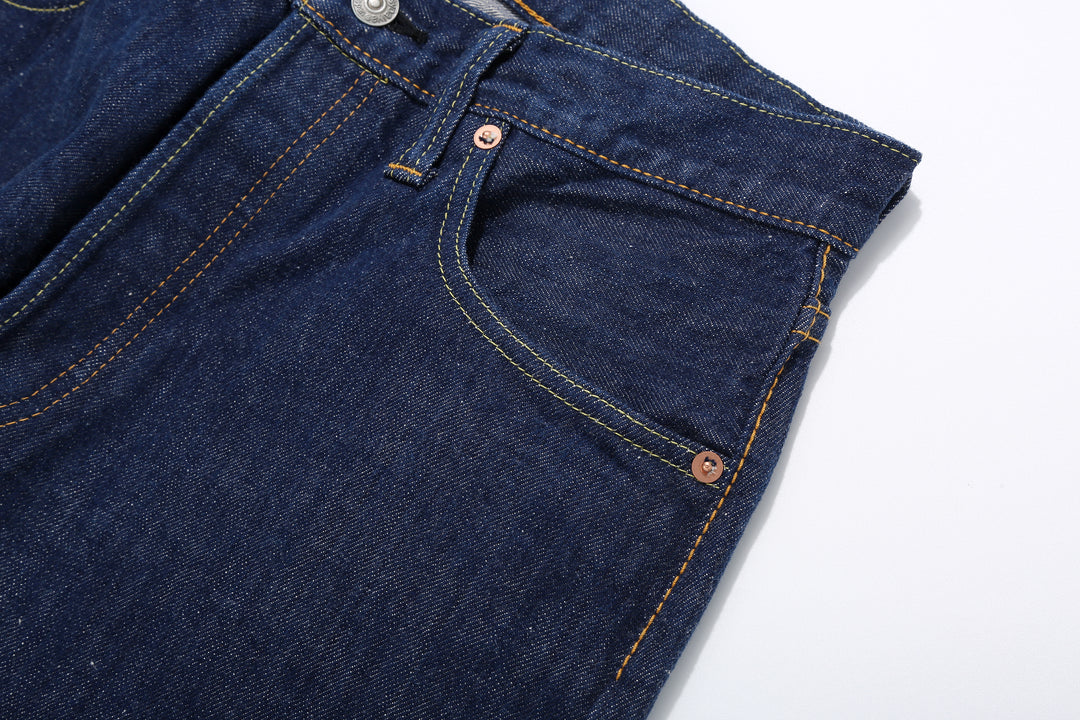 Pure Blue Japan AI-13.5oz-003 13.5oz Natural Indigo Selvedge Denim - Regular Straight Fit