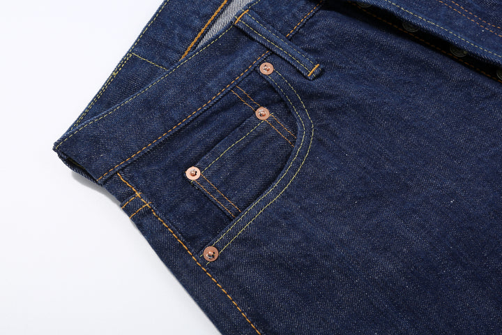 Pure Blue Japan AI-13.5oz-003 13.5oz Natural Indigo Selvedge Denim - Regular Straight Fit
