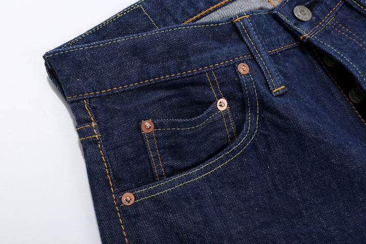 Pure Blue Japan AI-13.5oz-003 13.5oz Natural Indigo Selvedge Denim - Regular Straight Fit