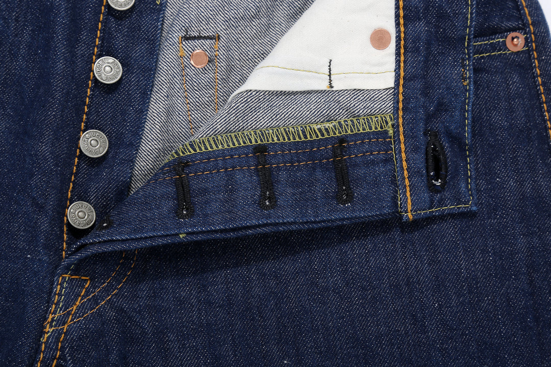 Pure Blue Japan AI-13.5oz-003 13.5oz Natural Indigo Selvedge Denim - Regular Straight Fit
