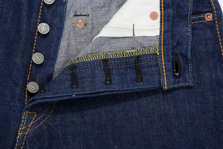Pure Blue Japan AI-13.5oz-003 13.5oz Natural Indigo Selvedge Denim - Regular Straight Fit