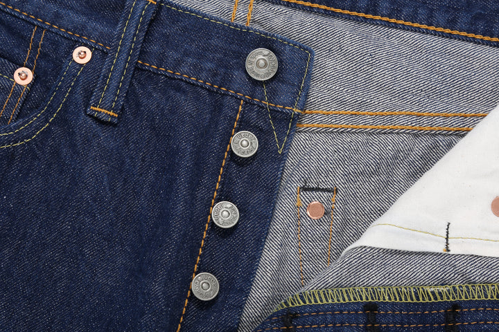 Pure Blue Japan AI-13.5oz-003 13.5oz Natural Indigo Selvedge Denim - Regular Straight Fit