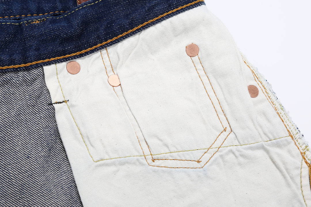 Pure Blue Japan AI-13.5oz-003 13.5oz Natural Indigo Selvedge Denim - Regular Straight Fit