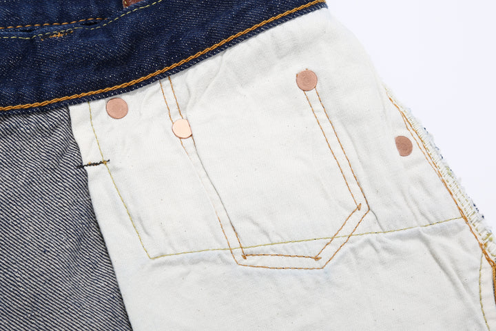 Pure Blue Japan AI-13.5oz-003 13.5oz Natural Indigo Selvedge Denim - Regular Straight Fit