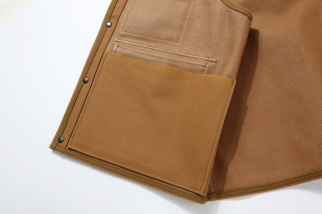 Boncoura Heavy Duck Canvas Utility Vest Mention Exclusive Made in Japan vintage hunting military style duck canvas vest inner pocket