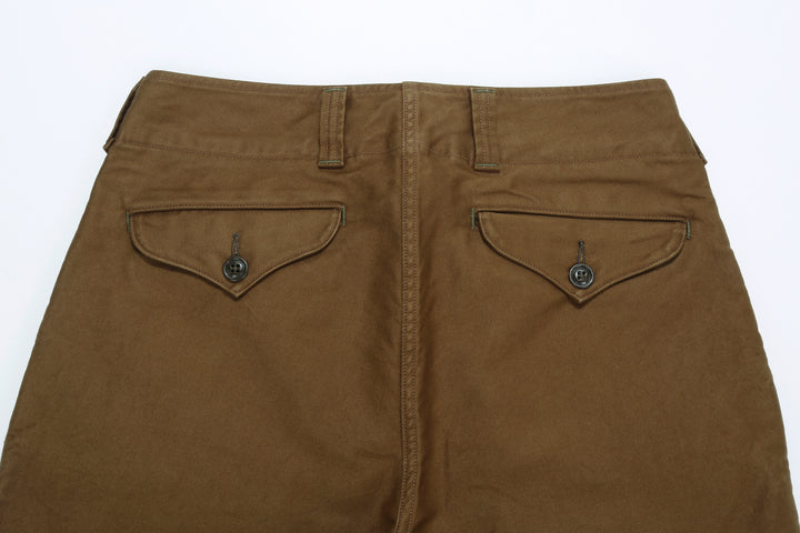 Freewheelers 2522007 S-8 Aviators' Trousers - Jungle Cloth Sepia Brown