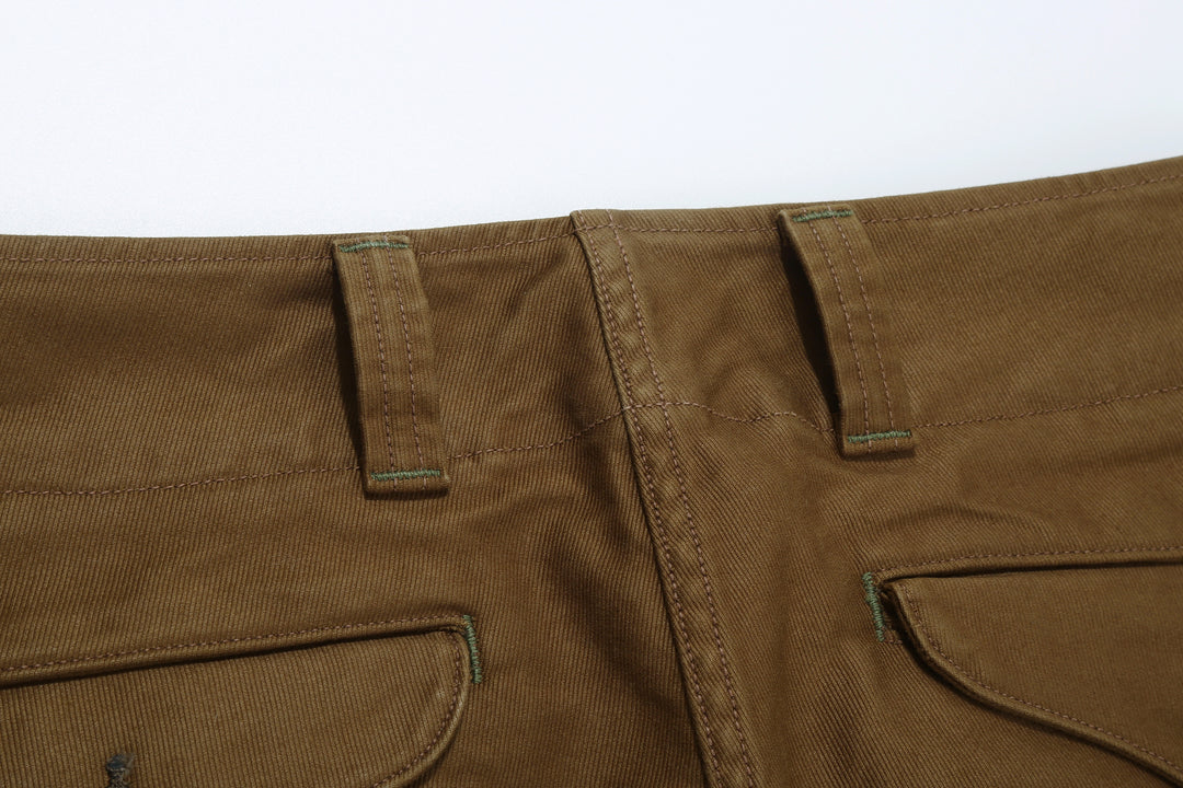 Freewheelers 2522007 S-8 Aviators' Trousers - Jungle Cloth Sepia Brown