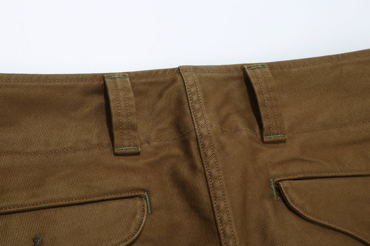 Freewheelers 2522007 S-8 Aviators' Trousers - Jungle Cloth Sepia Brown