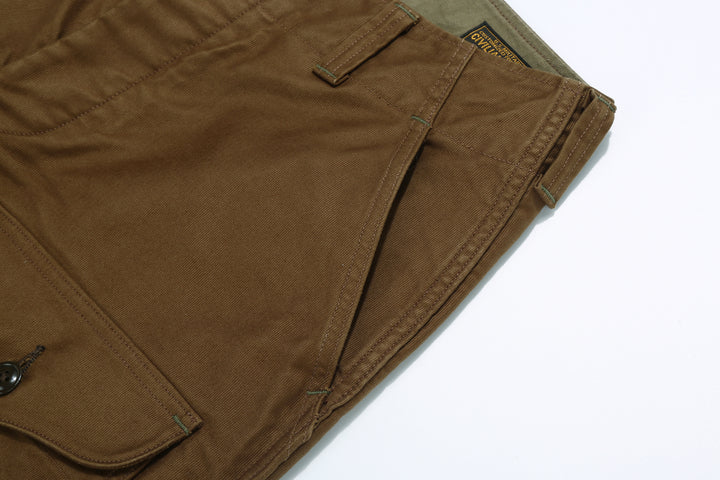 Freewheelers 2522007 S-8 Aviators' Trousers - Jungle Cloth Sepia Brown