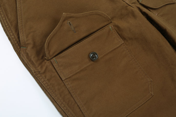 Freewheelers 2522007 S-8 Aviators' Trousers - Jungle Cloth Sepia Brown