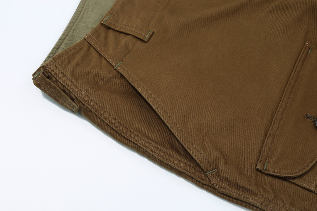 Freewheelers 2522007 S-8 Aviators' Trousers - Jungle Cloth Sepia Brown