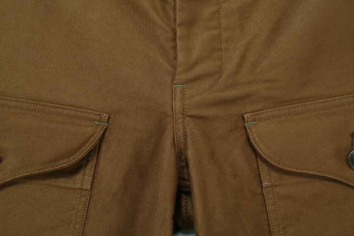 Freewheelers 2522007 S-8 Aviators' Trousers - Jungle Cloth Sepia Brown