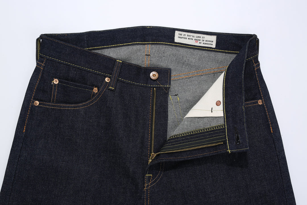 Boncoura Z 15oz Selvedge Zipper Fly Denim - Relaxed Tapered Fit