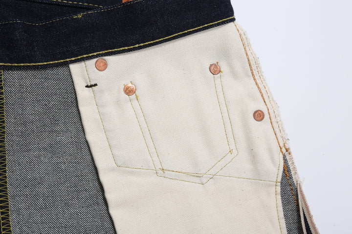 Boncoura Z 15oz Selvedge Zipper Fly Denim - Relaxed Tapered Fit