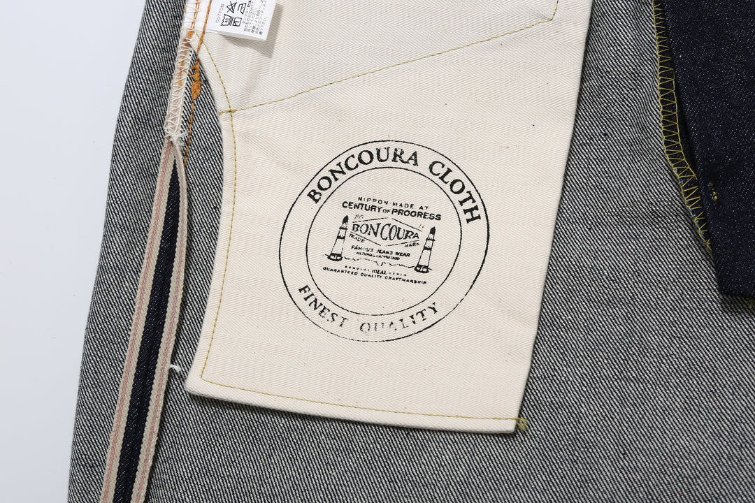 Boncoura Z 15oz Selvedge Zipper Fly Denim - Relaxed Tapered Fit