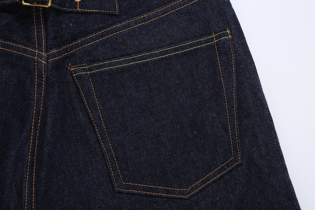 Boncoura 15oz Selvedge Cinch Back Denim - Regular Straight Fit