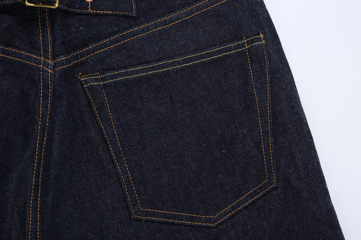 Boncoura 15oz Selvedge Cinch Back Denim - Regular Straight Fit