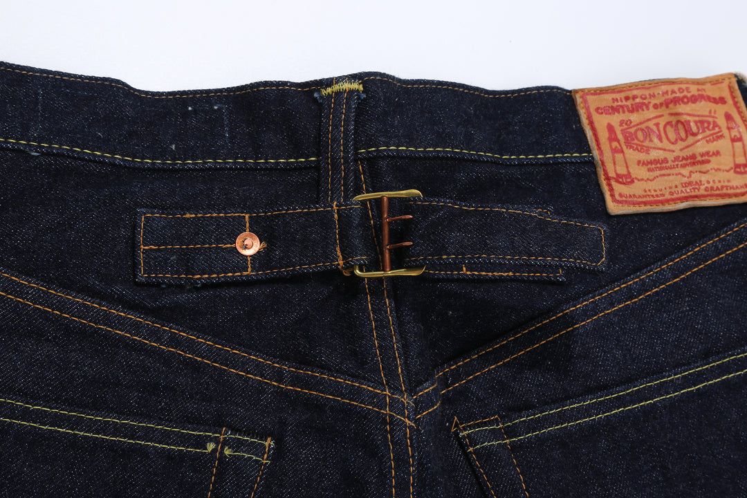 Boncoura 15oz Selvedge Cinch Back Denim - Regular Straight Fit