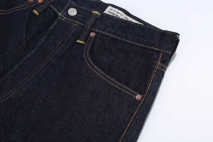 Boncoura 15oz Selvedge Cinch Back Denim - Regular Straight Fit