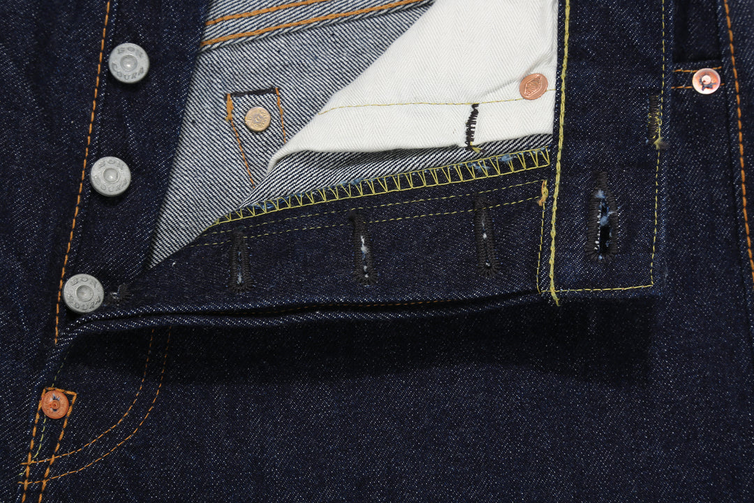 Boncoura 15oz Selvedge Cinch Back Denim - Regular Straight Fit