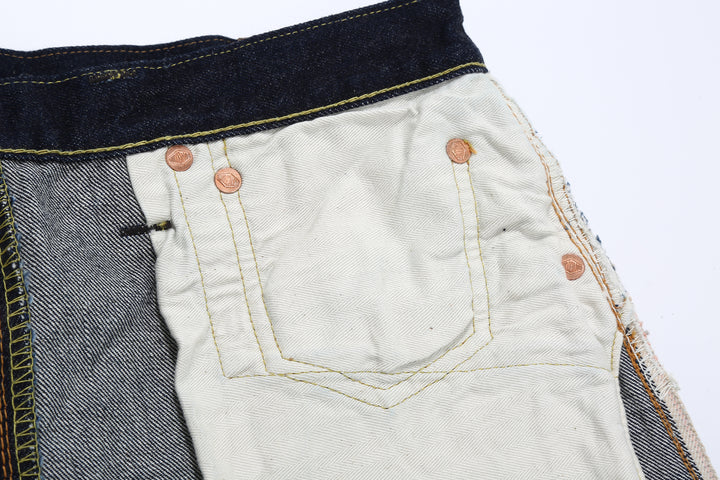 Boncoura 15oz Selvedge Cinch Back Denim - Regular Straight Fit