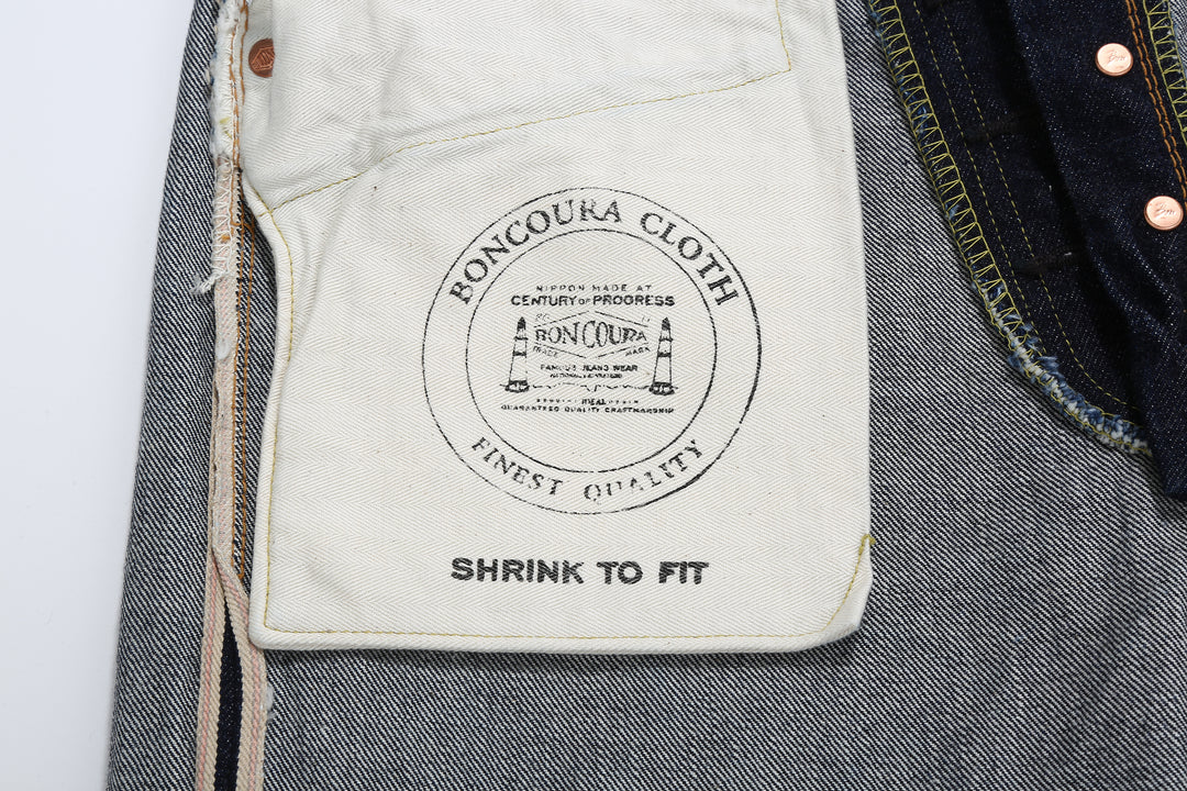 Boncoura 15oz Selvedge Cinch Back Denim - Regular Straight Fit