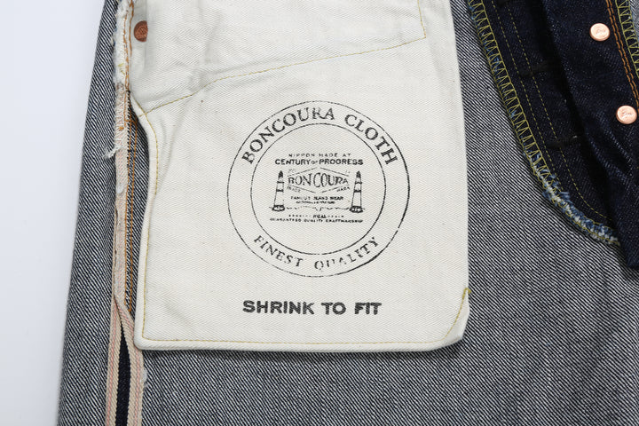 Boncoura 15oz Selvedge Cinch Back Denim - Regular Straight Fit