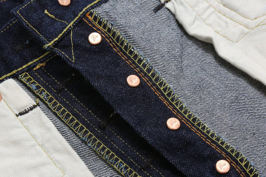 Boncoura 15oz Selvedge Cinch Back Denim - Regular Straight Fit