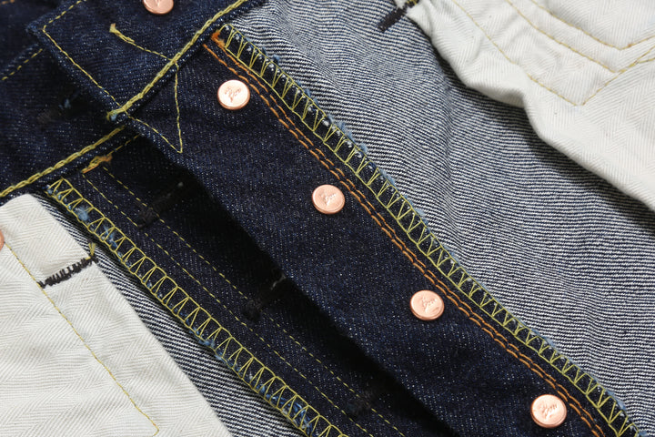 Boncoura 15oz Selvedge Cinch Back Denim - Regular Straight Fit