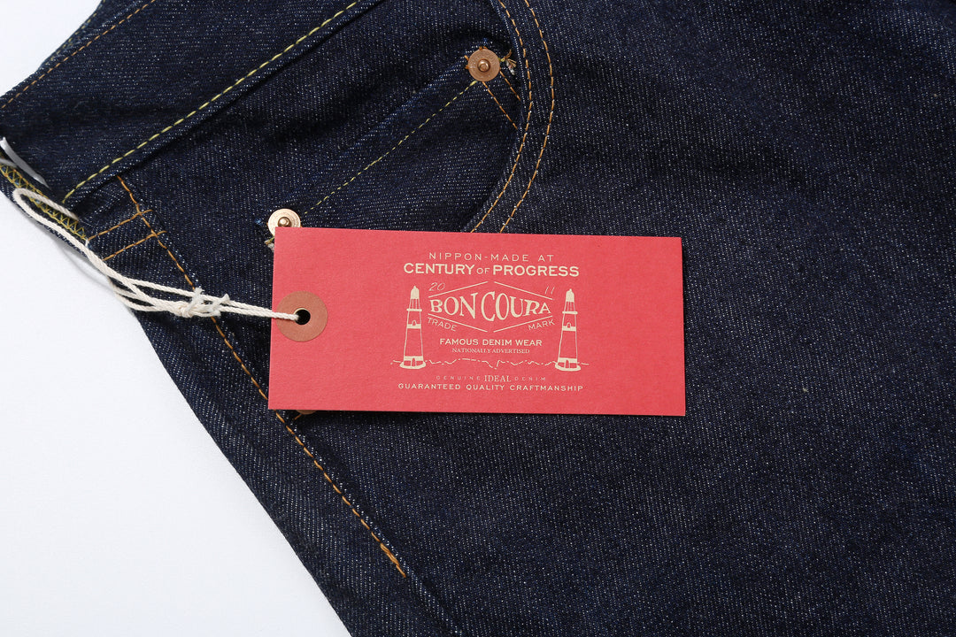 Boncoura Z 15oz Selvedge Zipper Fly Denim - Relaxed Tapered Fit