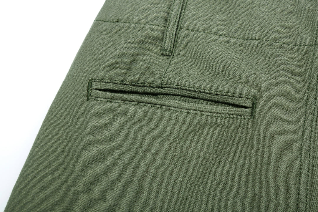 Samurai Jeans SJ42BP 15oz Selvedge Back Sateen Trousers – Regular Straight Fit Back Left Pocket