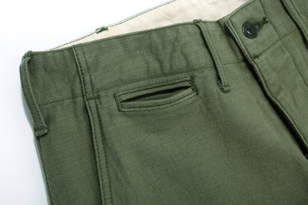 Samurai Jeans SJ42BP 15oz Selvedge Back Sateen Trousers – Regular Straight Fit Coin Pocket