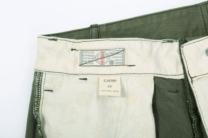 Samurai Jeans SJ42BP 15oz Selvedge Back Sateen Trousers – Regular Straight Fit Union Ticket