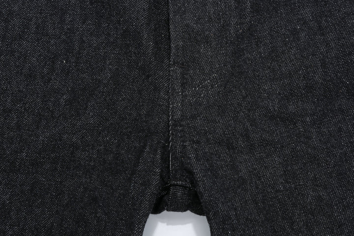 Boncoura 66 15oz Selvedge Black Denim - Modern Straight Fit