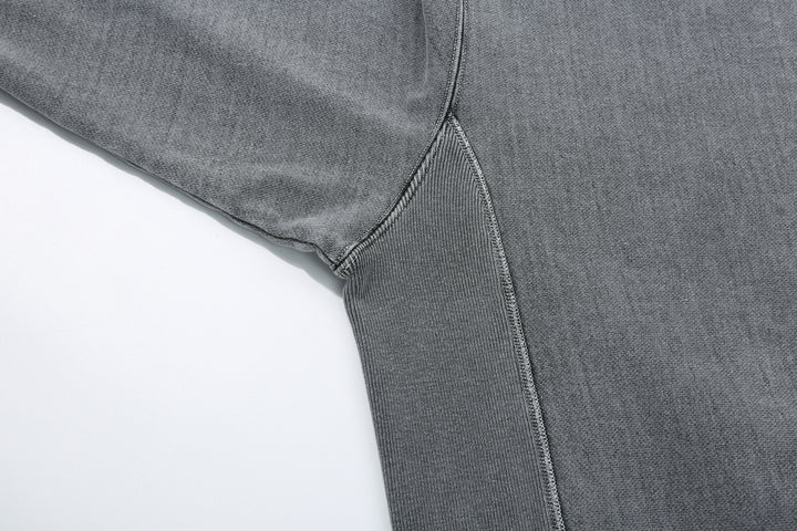 Sugar & Co SGR-RS01 reverse sweatshirt faded black side rib