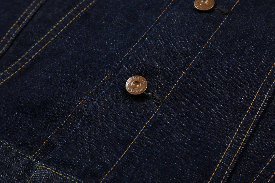 boncoura 15oz selvedge denim type 3 jacket indigo made in japan