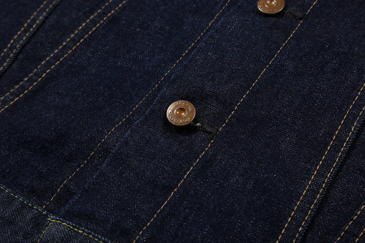 boncoura 15oz selvedge denim type 3 jacket indigo made in japan