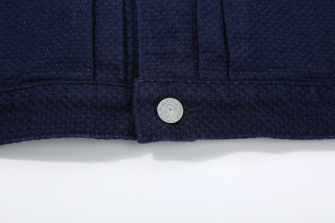 Omoto Denim 3121 "Ori-Sashi" Indigo Sashiko Type 1 Jacket