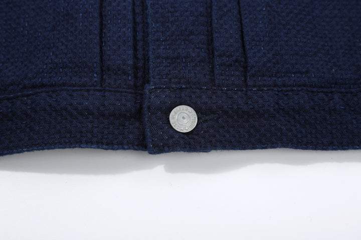 Omoto Denim 3121 "Ori-Sashi" Indigo Sashiko Type 1 Jacket