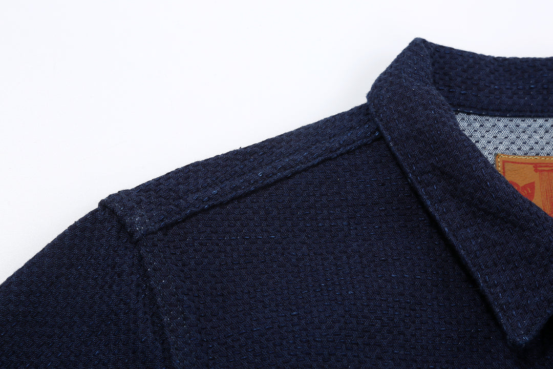 Omoto Denim 3121 "Ori-Sashi" Indigo Sashiko Type 1 Jacket