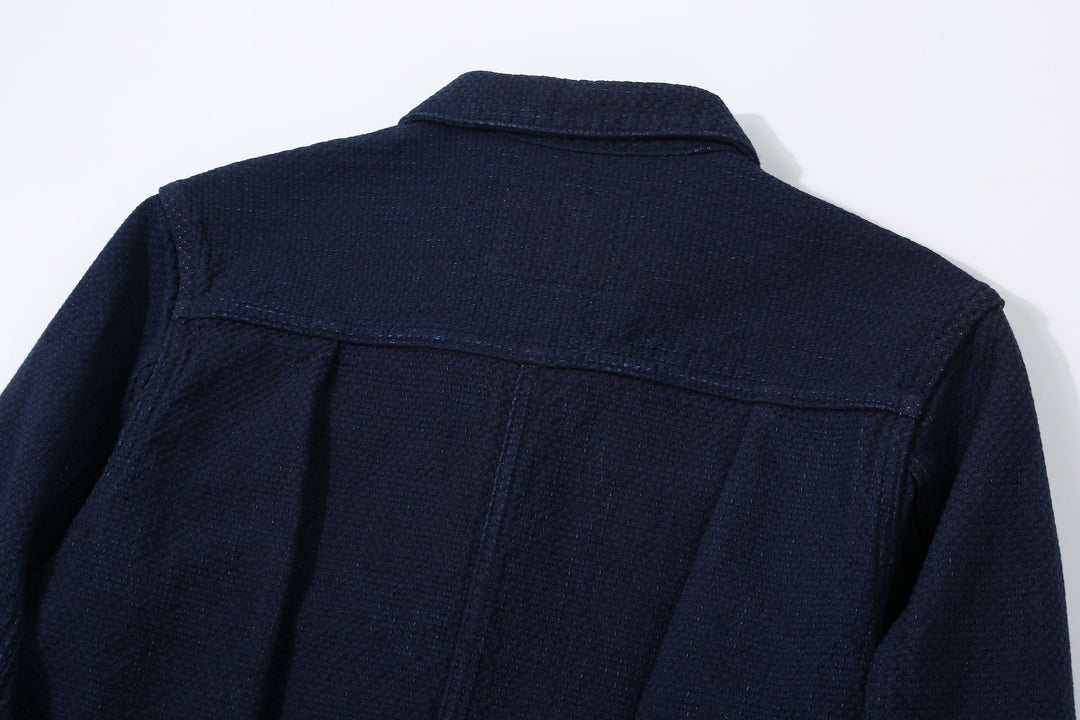 Omoto Denim 3121 "Ori-Sashi" Indigo Sashiko Type 1 Jacket