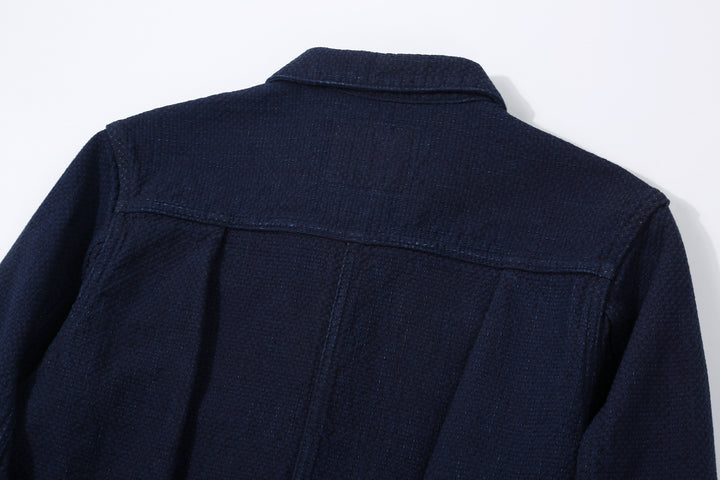 Omoto Denim 3121 "Ori-Sashi" Indigo Sashiko Type 1 Jacket