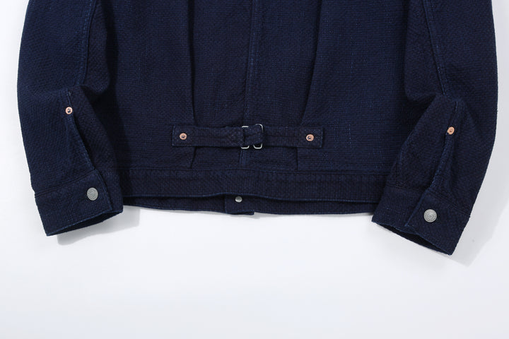 Omoto Denim 3121 "Ori-Sashi" Indigo Sashiko Type 1 Jacket