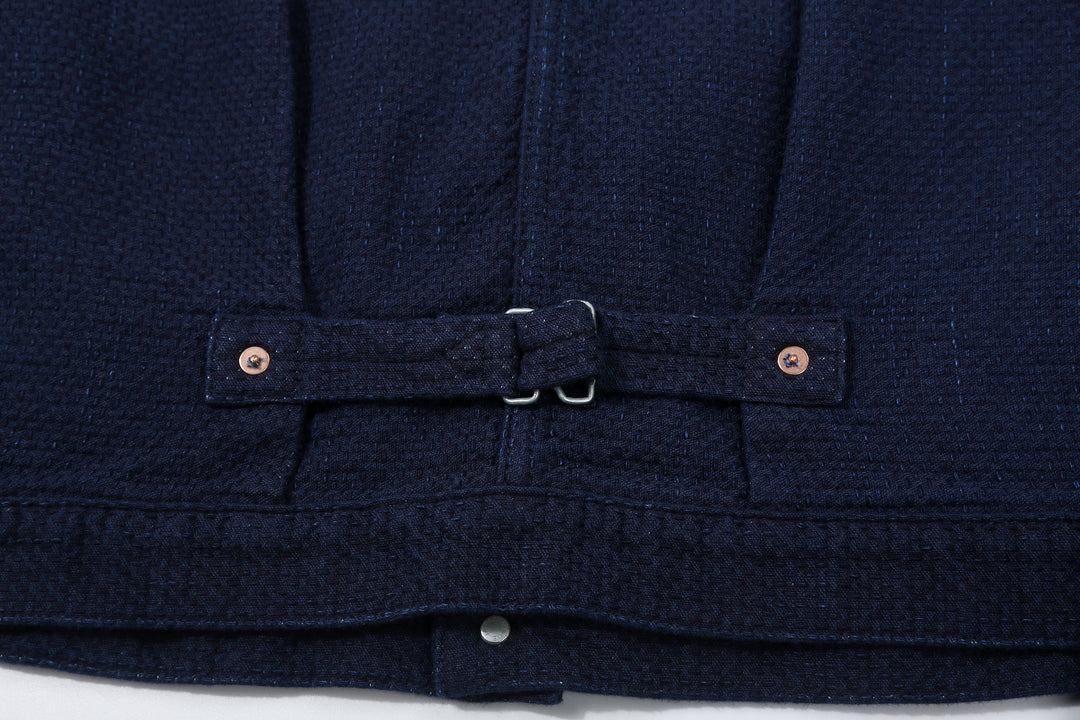 Omoto Denim 3121 "Ori-Sashi" Indigo Sashiko Type 1 Jacket
