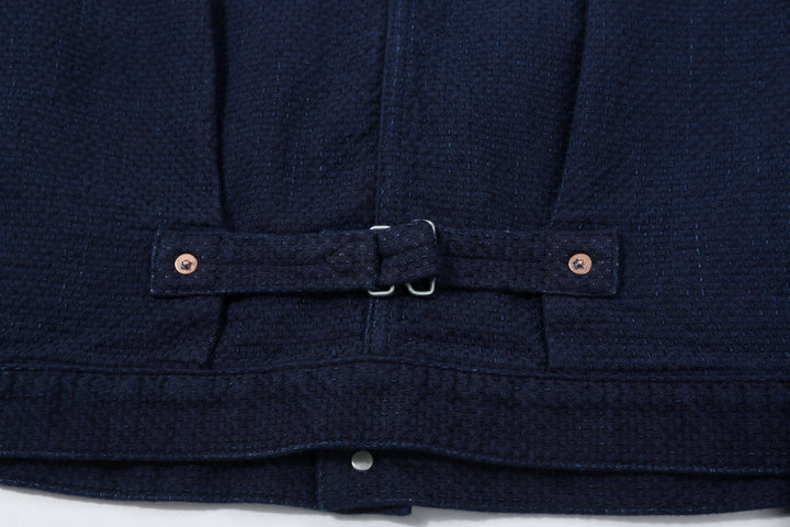 Omoto Denim 3121 "Ori-Sashi" Indigo Sashiko Type 1 Jacket