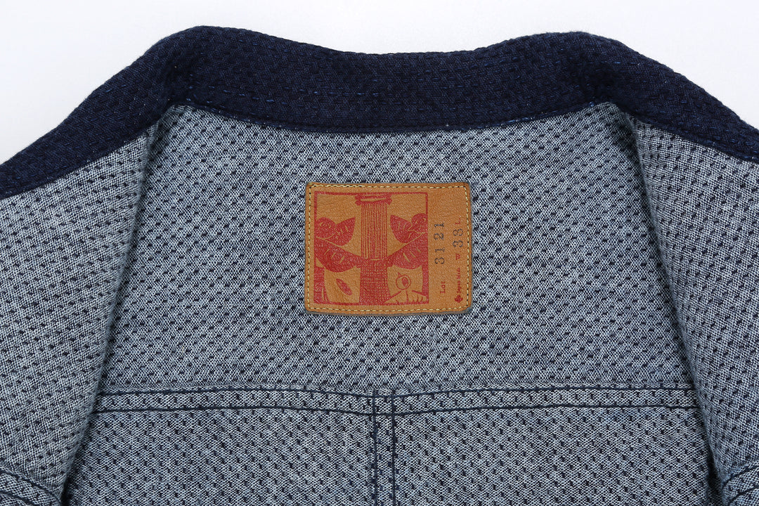 Omoto Denim 3121 "Ori-Sashi" Indigo Sashiko Type 1 Jacket