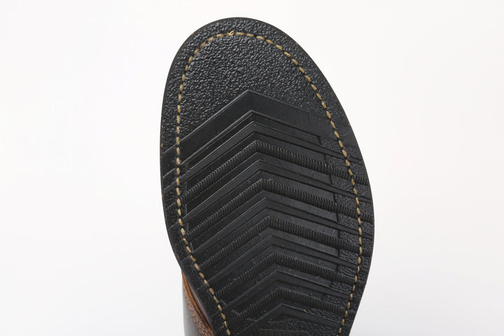 Skoob SKB-002SP "Infantry" Horween Waxed Flesh Leather M-43 Boots  - Limited Edition Brown