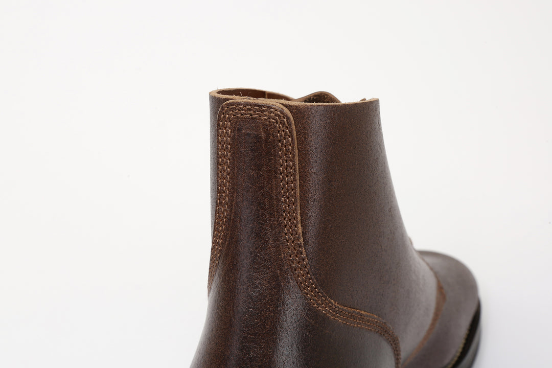 Skoob SKB-002SP "Infantry" Horween Waxed Flesh Leather M-43 Boots  - Limited Edition Brown