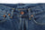 Brú na Bóinne 7776A 13.5oz Selvedge Denim - Patchwork Vintage Wash Made in Japan Button Detail