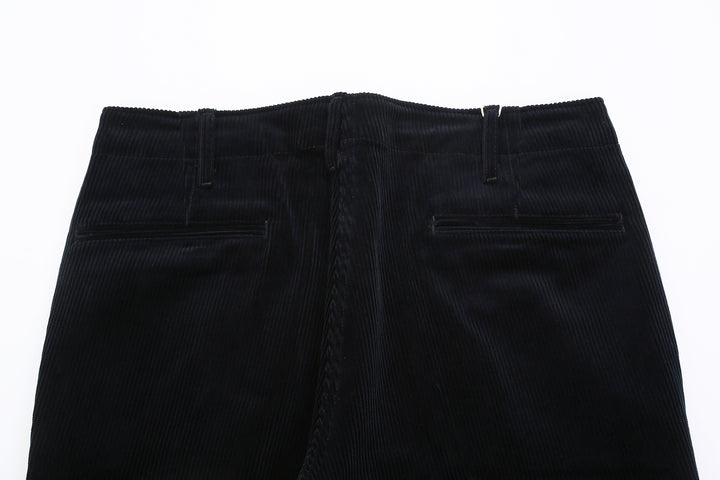 Boncoura 8W "kōruten" Corduroy 41 Trousers - Navy
